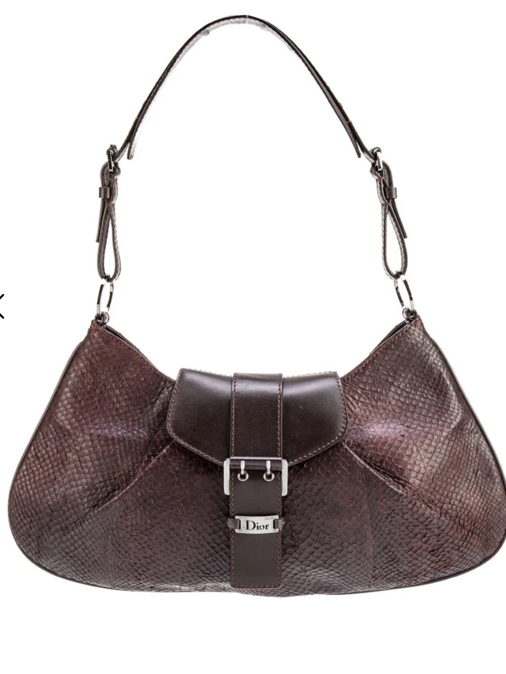 Christian Dior Snakeskin Street Chic Vintage Bag